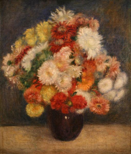 Pierre Auguste Renoir Bouquet of Chrysanthemums France oil painting art